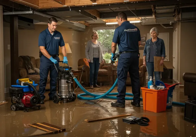 Basement Water Extraction and Removal Techniques process in Midland, PA
