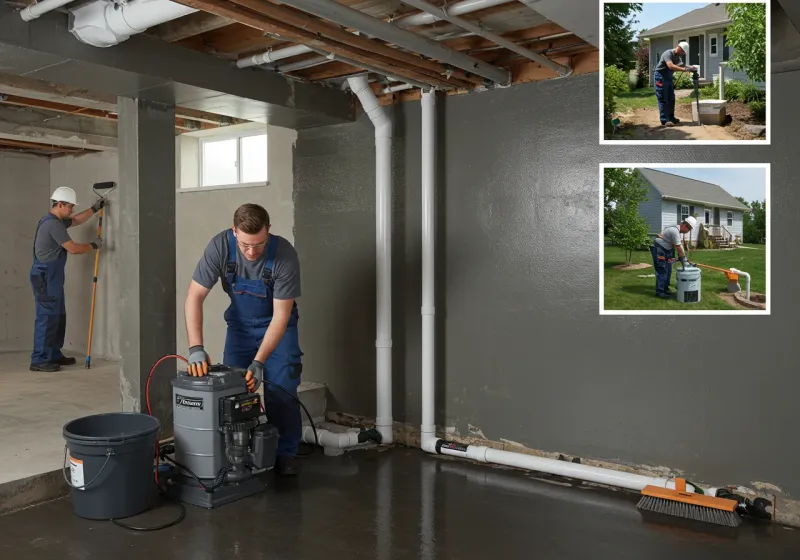 Basement Waterproofing and Flood Prevention process in Midland, PA